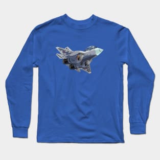 Cartoon stealth fighter Long Sleeve T-Shirt